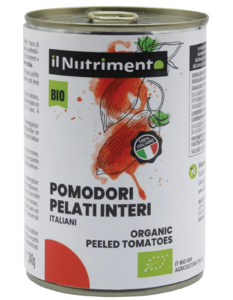фото IL NUTRIMENTO Целые очищенные итальянские помидоры, Organic 400 гр.