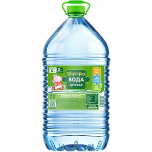 фото Вода "Гипопо" детская питьевая, 0 мес., 5л